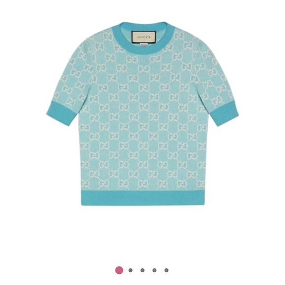 Gucci GG cotton wool piquet top M - Picture 10 of 10